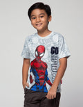 Marvel Spiderman Print Kaos Anak Laki-Laki