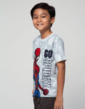 Marvel Spiderman Print Kaos Anak Laki-Laki