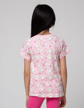 Little M Bunny Full Print Kaos Anak Perempuan