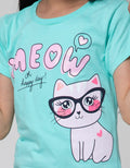 Little M Short Sleeve T-Shirt Cat Meow