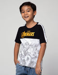 Marvel T-Shirt Avg Cut Sewn Team Foil Kombinasi Lengan