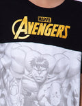 Marvel T-Shirt Avg Cut Sewn Team Foil Kombinasi Lengan
