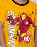 Marvel Short Sleeve T-Shirt Iron Man Fly