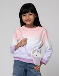 Little M Sweatshirt Tie Dye Tas Unicorn