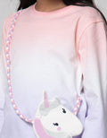 Little M Sweatshirt Tie Dye Tas Unicorn