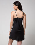 Cynthia Melanie Dress Satin Combination Lace