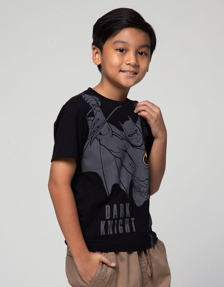 Character Short Sleeve T-Shirt Batman Dark Knight Fly