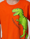 Little M Short Sleeve T-Shirt Dino Trex
