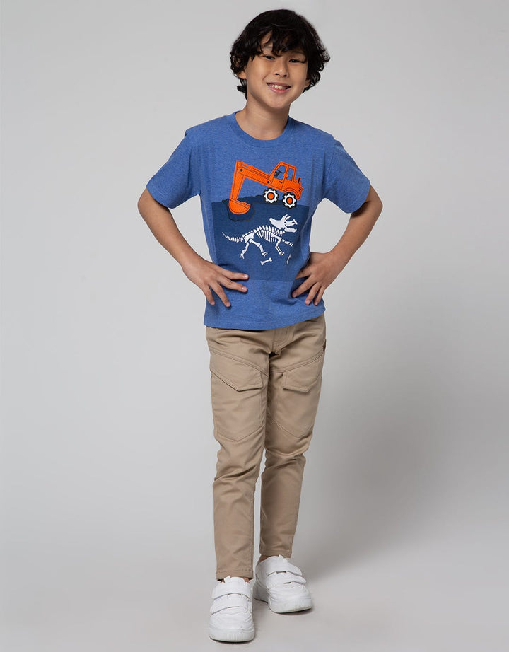 Little M Short Sleeve T-Shirt Best Buy Dig Skeleton