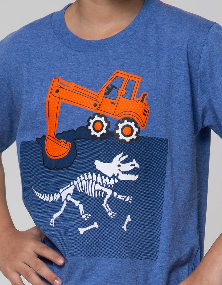 Little M Short Sleeve T-Shirt Best Buy Dig Skeleton