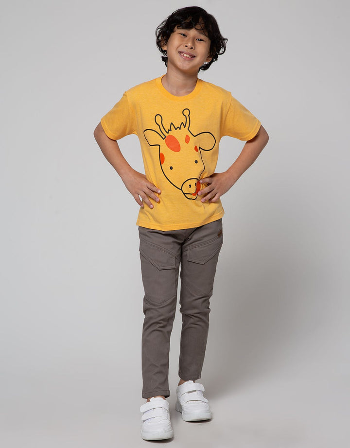 Little M Short Sleeve T-Shirt Top Best Buy Giraffe