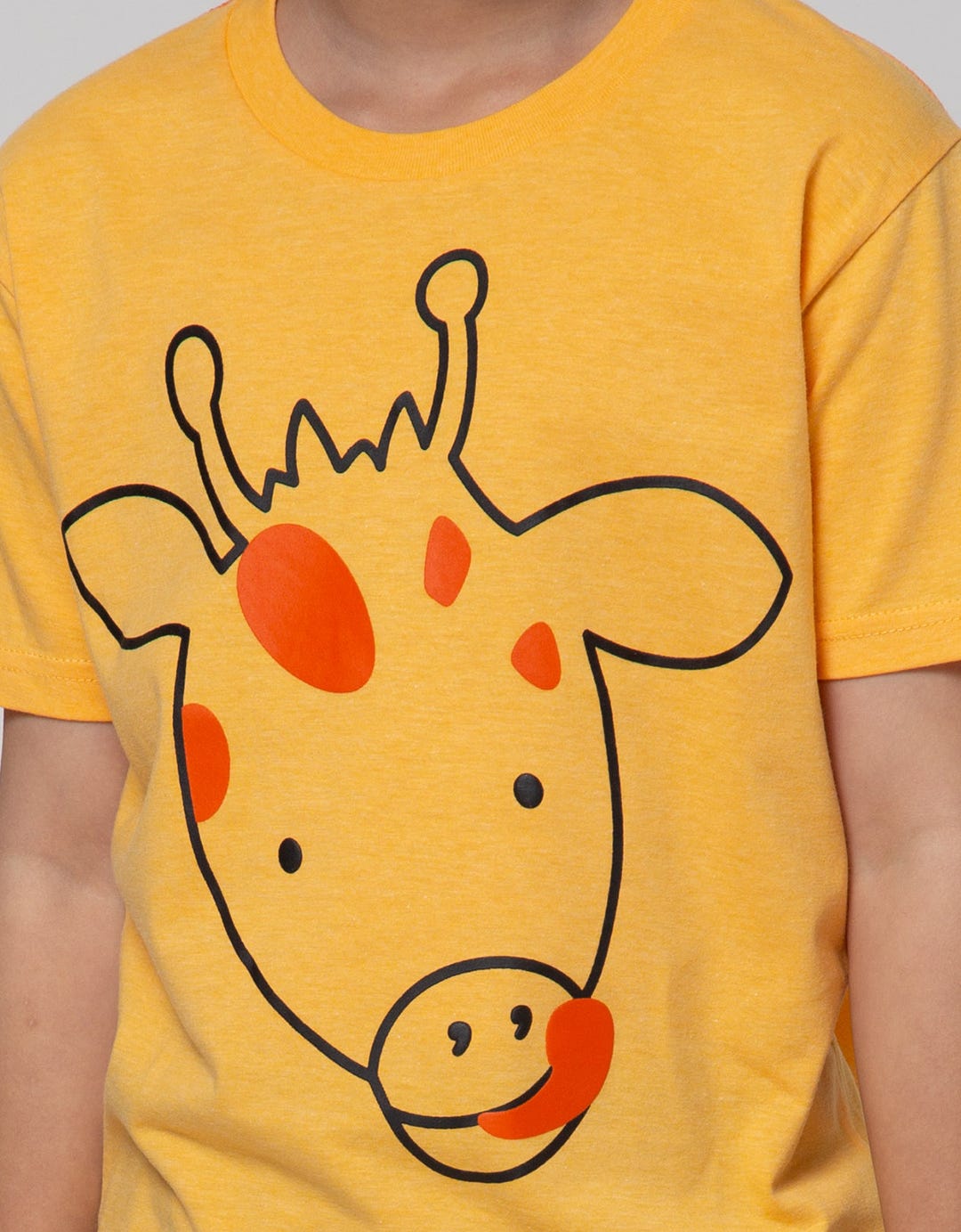 Little M Short Sleeve T-Shirt Top Best Buy Giraffe