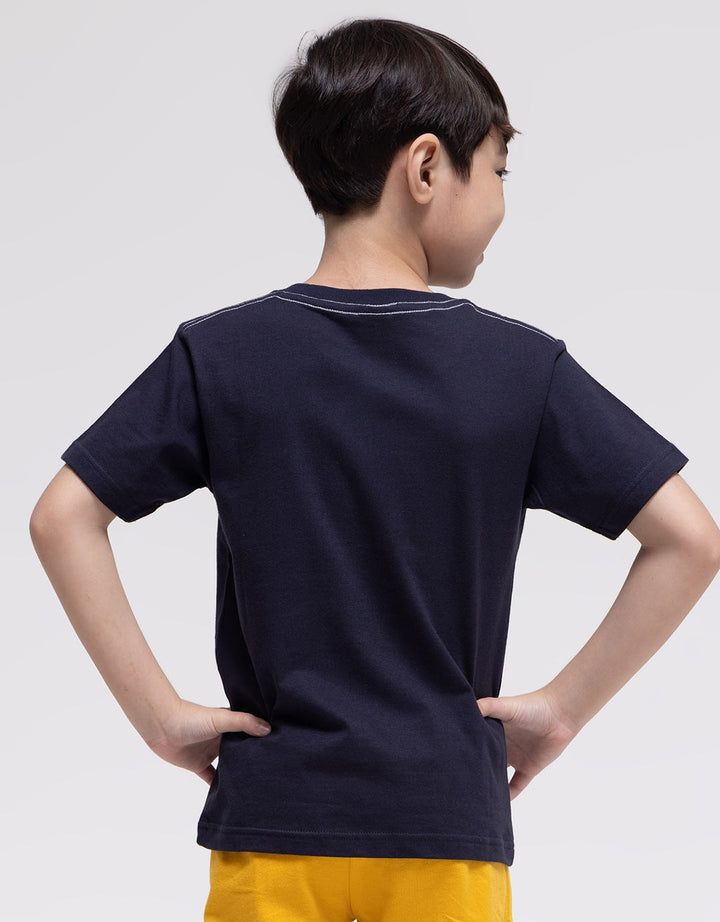 Little M Dino Glow Print Boys T-Shirt