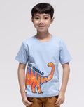 Little M Dino Squad Print Boys T-Shirt