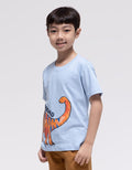 Little M Dino Squad Print Boys T-Shirt