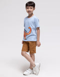 Little M Dino Squad Print Boys T-Shirt