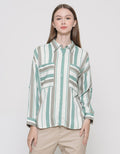 Dust Hasika Women's Stripe Comfease Shirt