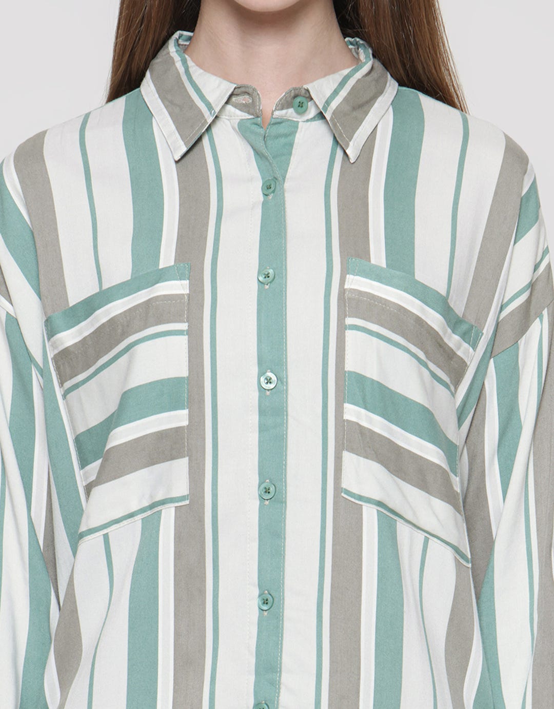Dust Hasika Women's Stripe Comfease Shirt