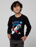 Little M Dino Galaxy Sweater Anak Laki-laki