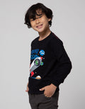 Little M Dino Galaxy Sweater Anak Laki-laki