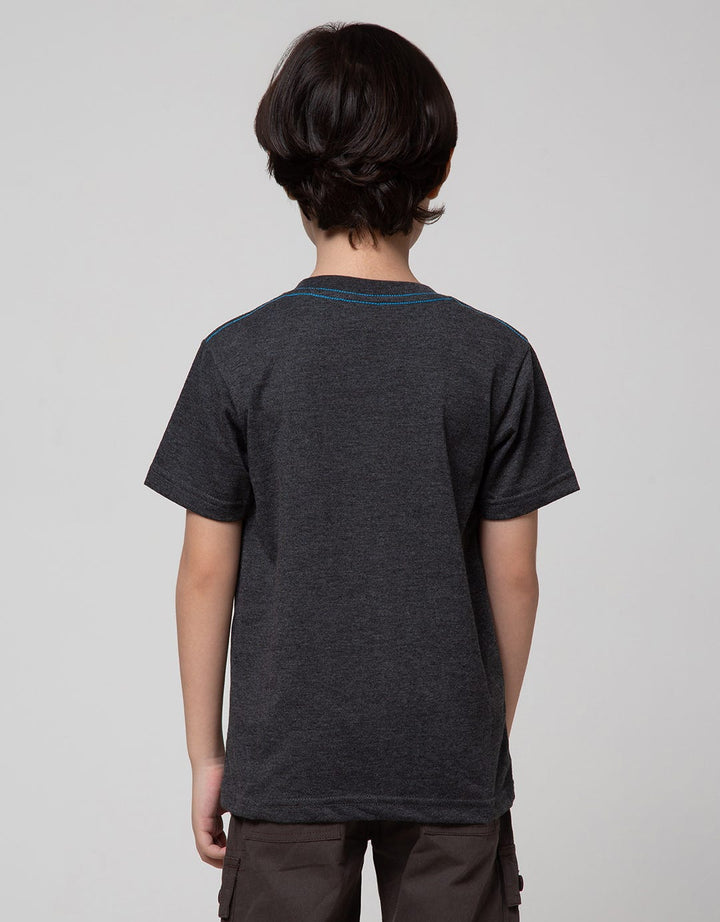 Little M Short Sleeve T-Shirt Raglan Aplikasi