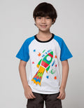 Little M Short Sleeve Raglan T-Shirt Laken Application