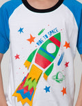 Little M Short Sleeve Raglan T-Shirt Laken Application