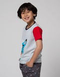 Little M Rocket Print Kaos Anak Laki-laki