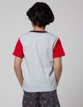 Little M Rocket Print Kaos Anak Laki-laki