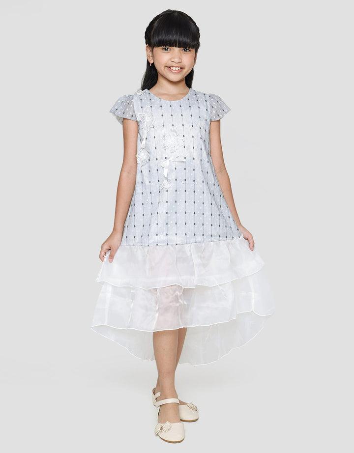 Donita Dress Print Dot Anak Perempuan