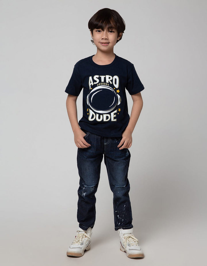 Little M Short Sleeve T-Shirt Astro Dude