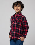 Little M Flanel Checks Kemeja Anak Laki-laki