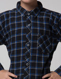 Little M Long Sleeve Shirt Bahan Flanel