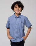 Little M Short Sleeve Shirt Checked