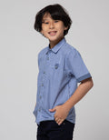 Little M Short Sleeve Shirt Checked