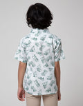 Little M Short Sleeve Shirt Texture Truck