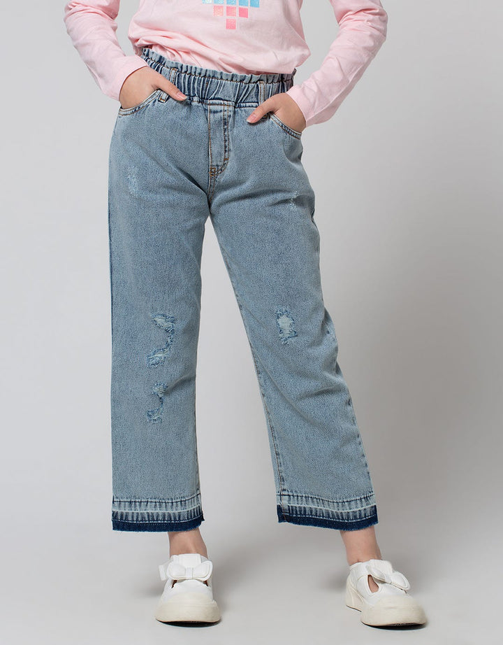Nevada Denim Long Pants Acid Wash Regular Fit
