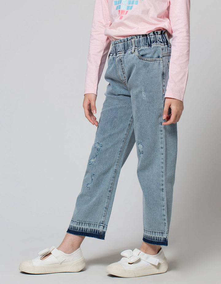Nevada Denim Long Pants Acid Wash Regular Fit