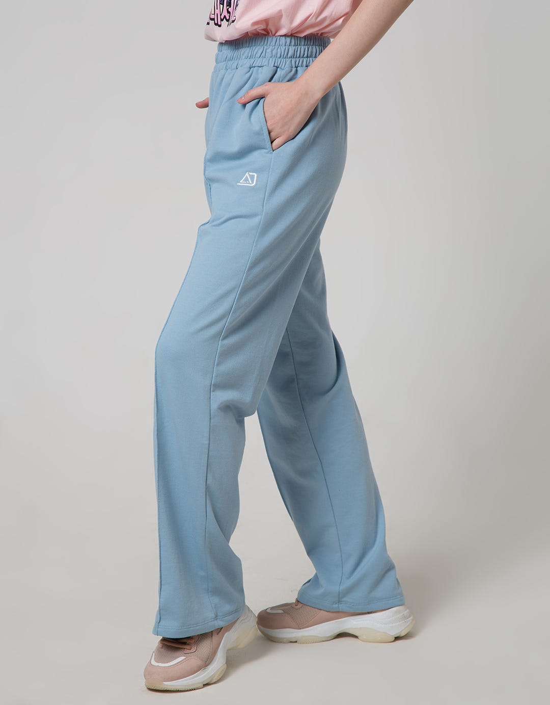 American Jeans Celana U01 Wide Leg Cut N Sew Wanita
