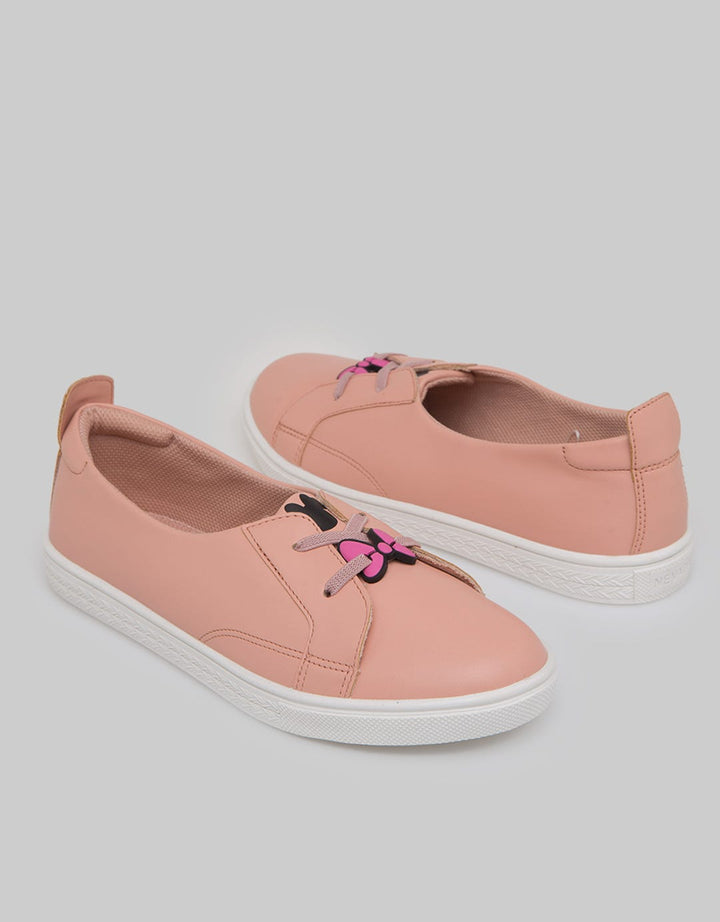 Disney Minnie Print Sepatu Sneakers Wanita