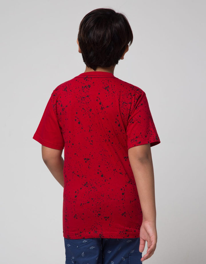 Nevada Short Sleeve T-Shirt Splash Print Best Vision