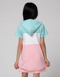 Little M Short Sleeve Midi Dress Hoody Unicorn