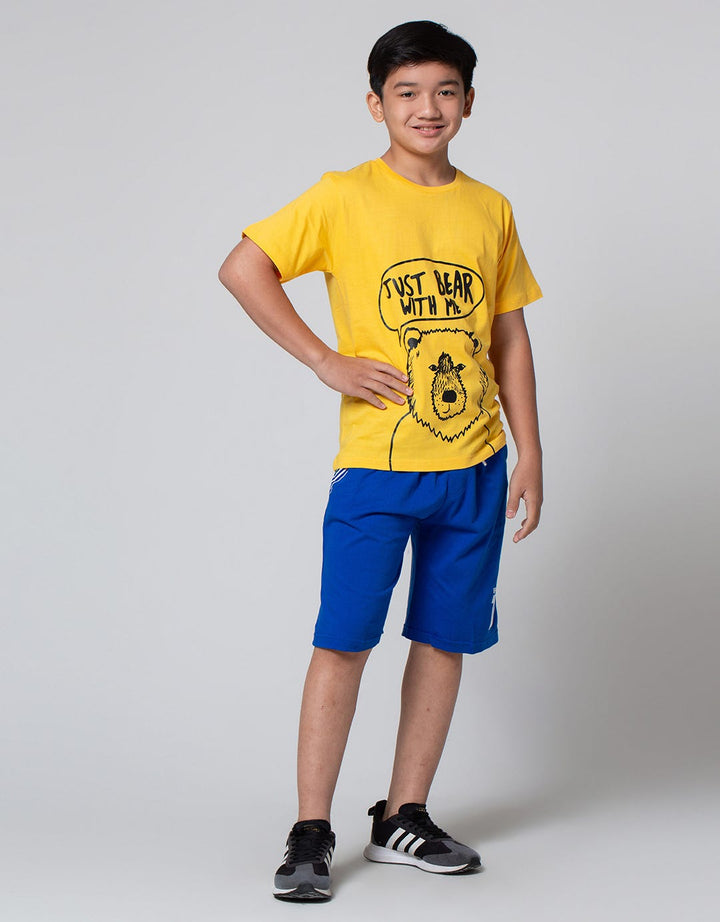 Aero Short Sleeve T-Shirt Print Just Bear With Me