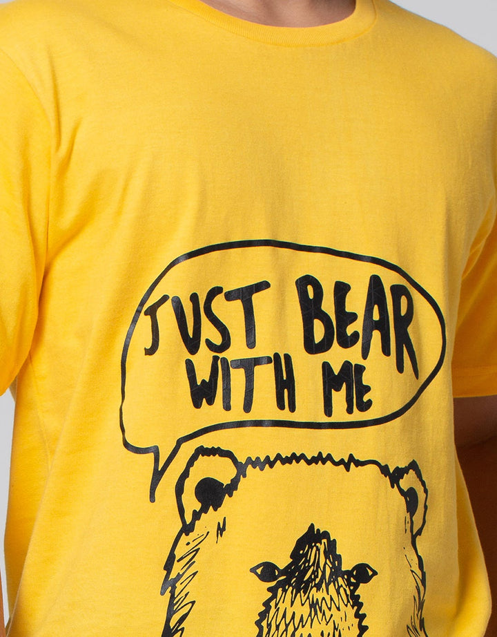 Aero Short Sleeve T-Shirt Print Just Bear With Me