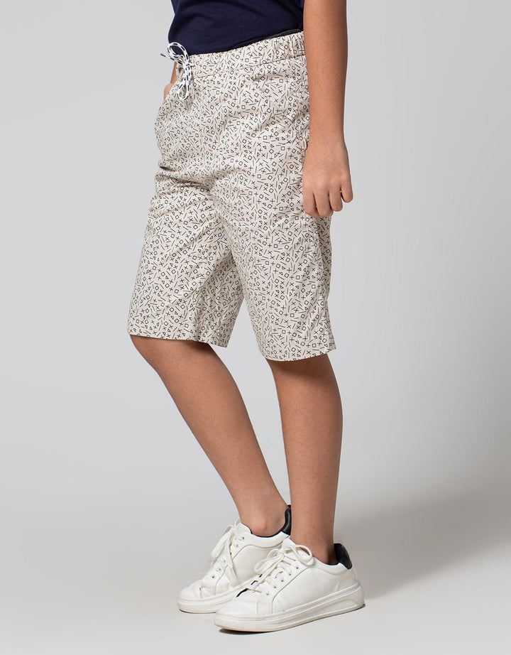 Nevada Shorts Woven Print Geometry