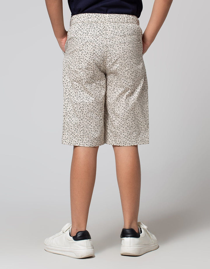 Nevada Shorts Woven Print Geometry