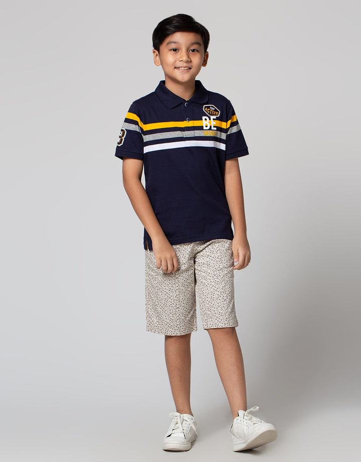 Nevada Shorts Woven Print Geometry