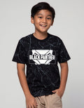 Marvel T-Shirt Black Panther Marble Logo Box