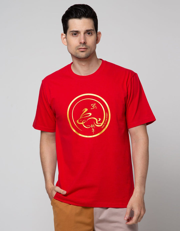 T Zone Circle Rabbit Kaos Pria