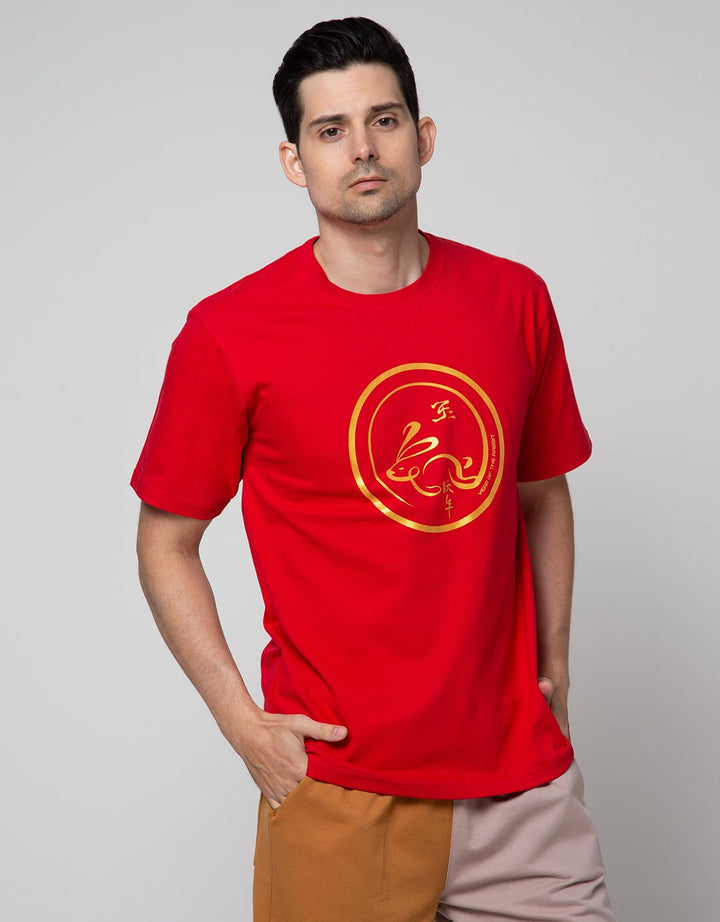 T Zone Circle Rabbit Kaos Pria